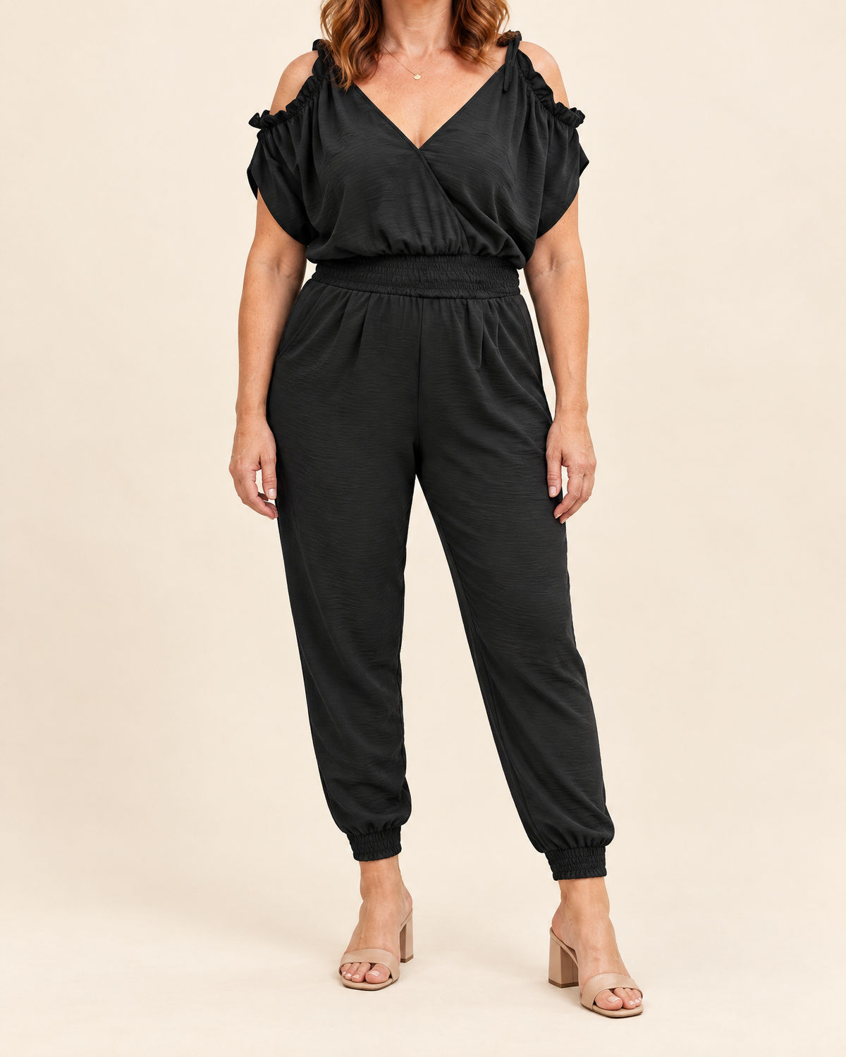 Perrine - Wrap Jogger Jumpsuit