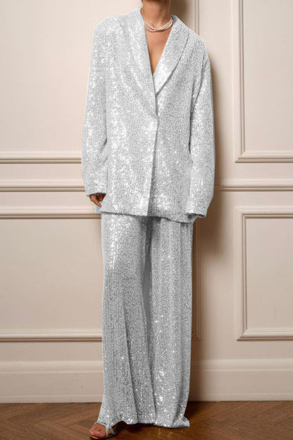 Sequined Suit Jacket