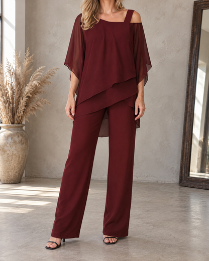 Isaure - Batwing Asymmetric Set