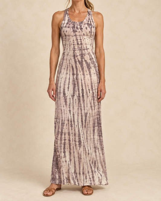 Melisande - Tie Dye Open Back Maxi Dress