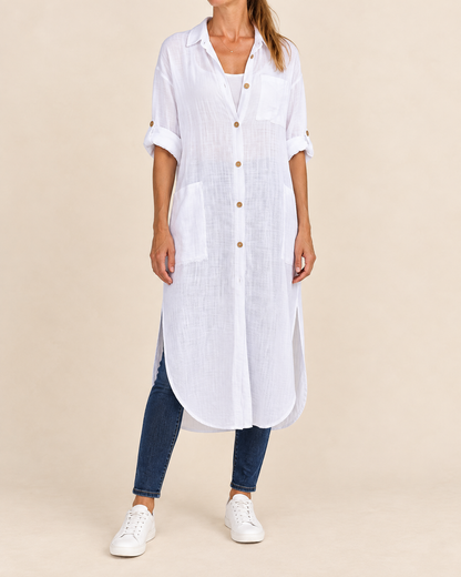 Madeleine - Cotton Shirt Dress