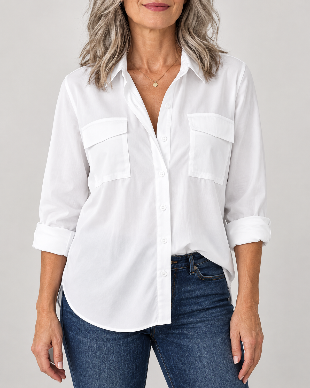 Louise - Pocket Detail Shirt