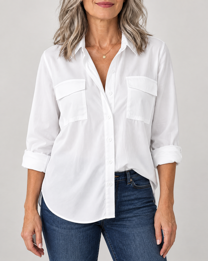 Louise - Pocket Detail Shirt