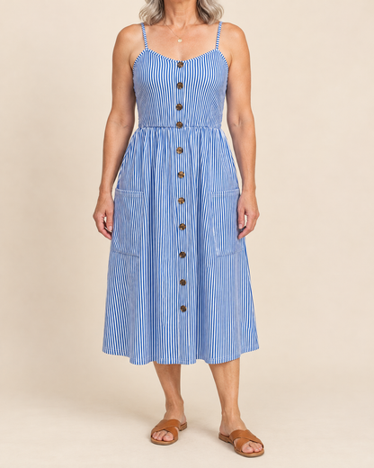 Agathe - Button Front Cami Dress