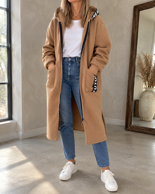 Adrienne - Hooded Fleece Coat