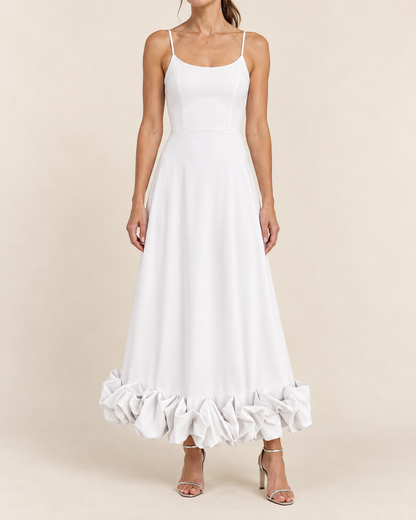 Rosine - Ruffle Hem Cami Maxi Dress