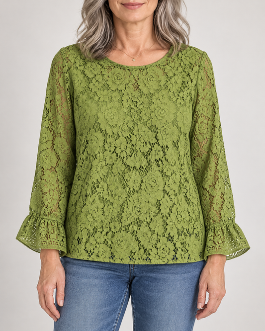 Violette - Lace Long Sleeve Top