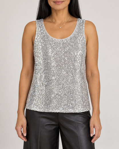 Blanche - Sequin Tank Top