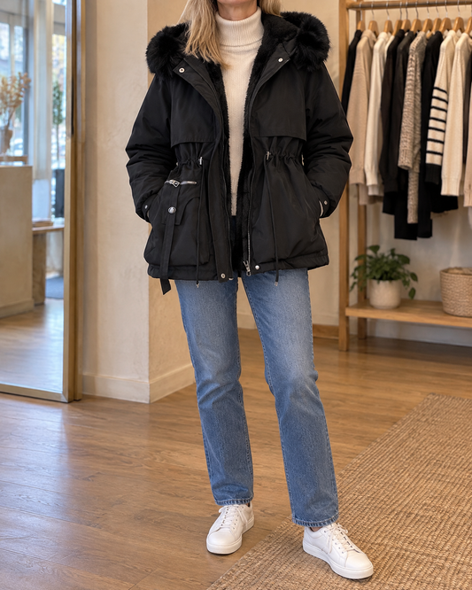 Brigitte - Faux Fur Hooded Parka