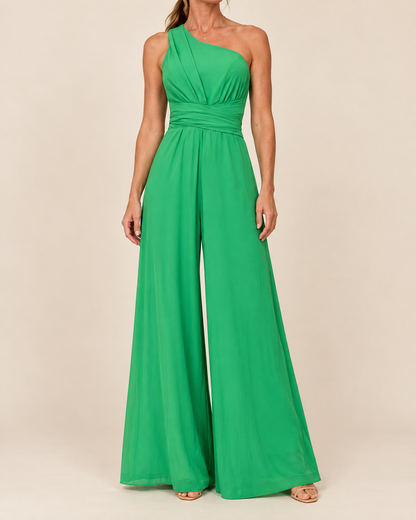 Constance - One Shoulder Wide Leg Jumpsuit
