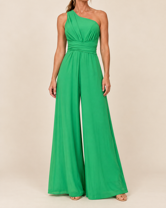 Constance - One Shoulder Wide Leg Jumpsuit