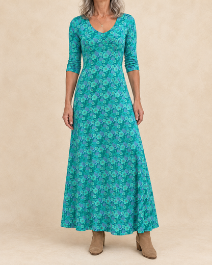 Romane - Floral Print Maxi Dress