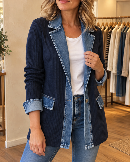 Clarisse - Knit and Denim Jacket