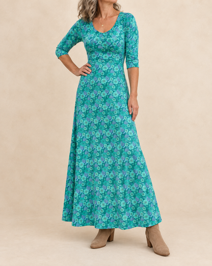 Romane - Floral Print Maxi Dress