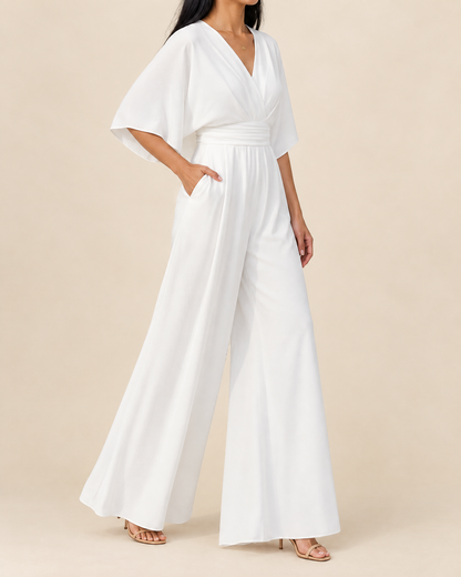 Eleonore - Kimono Sleeve Wide Leg Jumpsuit