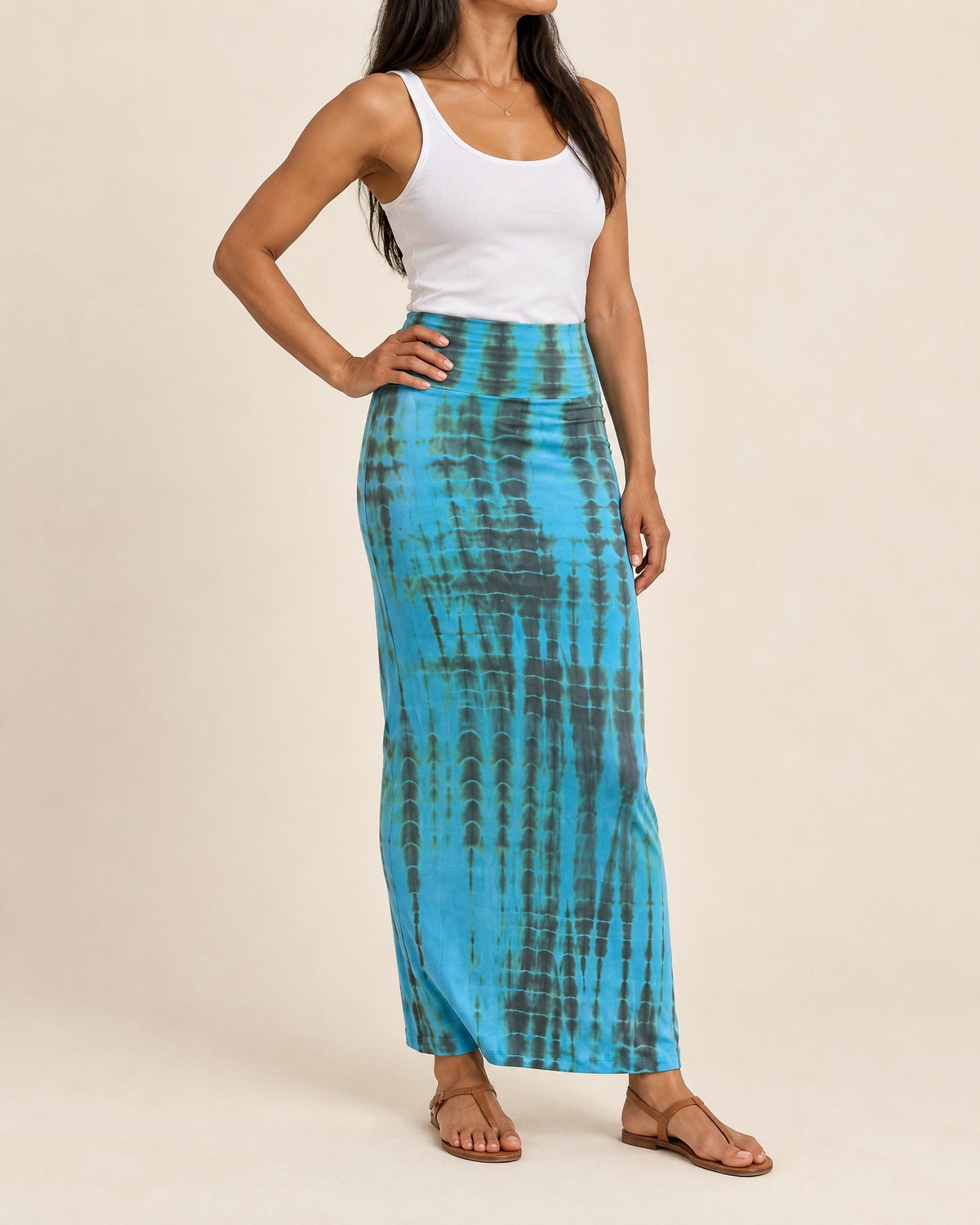 Ophelie - Tie Dye Maxi Skirt