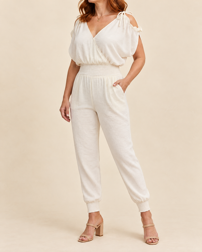 Perrine - Wrap Jogger Jumpsuit
