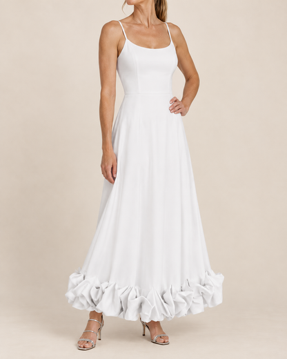 Rosine - Ruffle Hem Cami Maxi Dress
