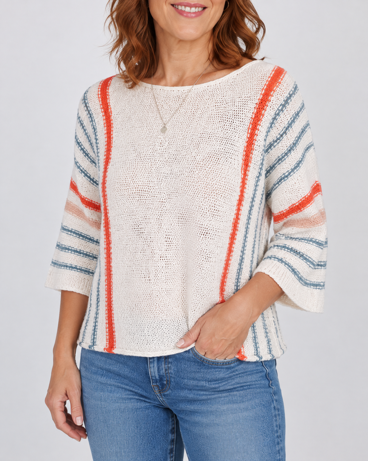 Emmeline - Striped Knit Pullover