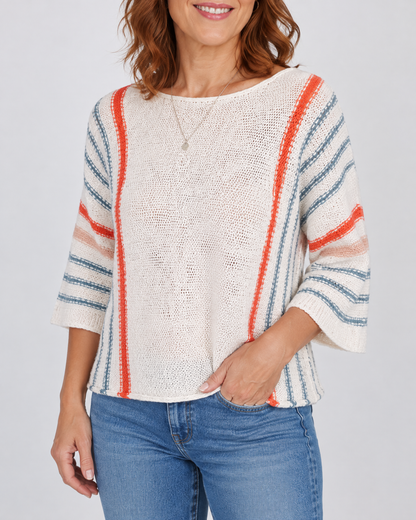 Emmeline - Striped Knit Pullover