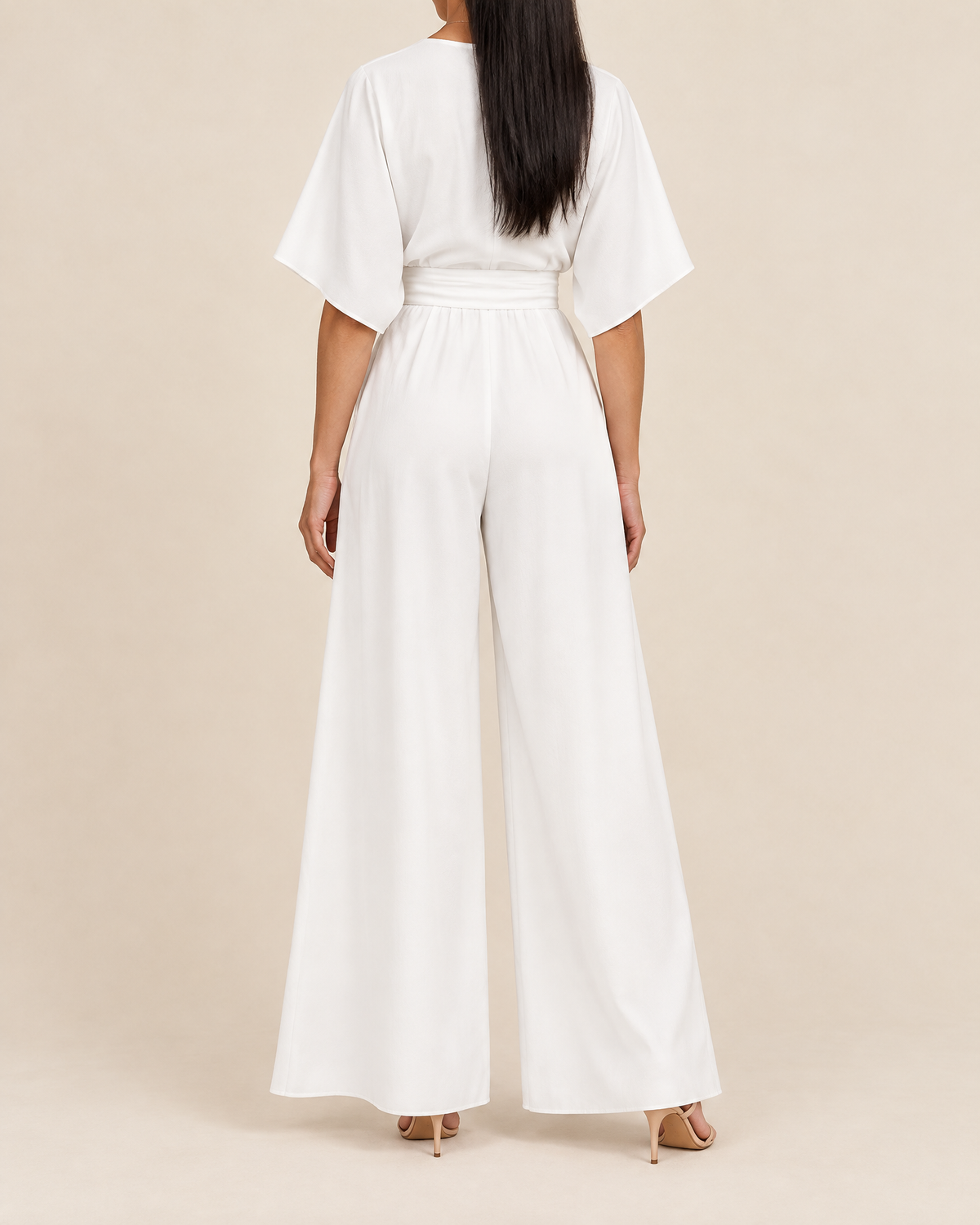 Eleonore - Kimono Sleeve Wide Leg Jumpsuit
