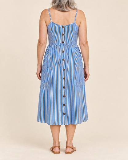 Agathe - Button Front Cami Dress