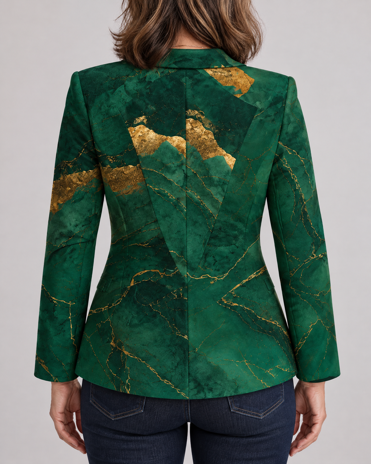 Josephine - Marble Print Blazer