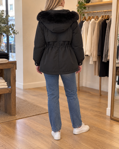 Brigitte - Faux Fur Hooded Parka