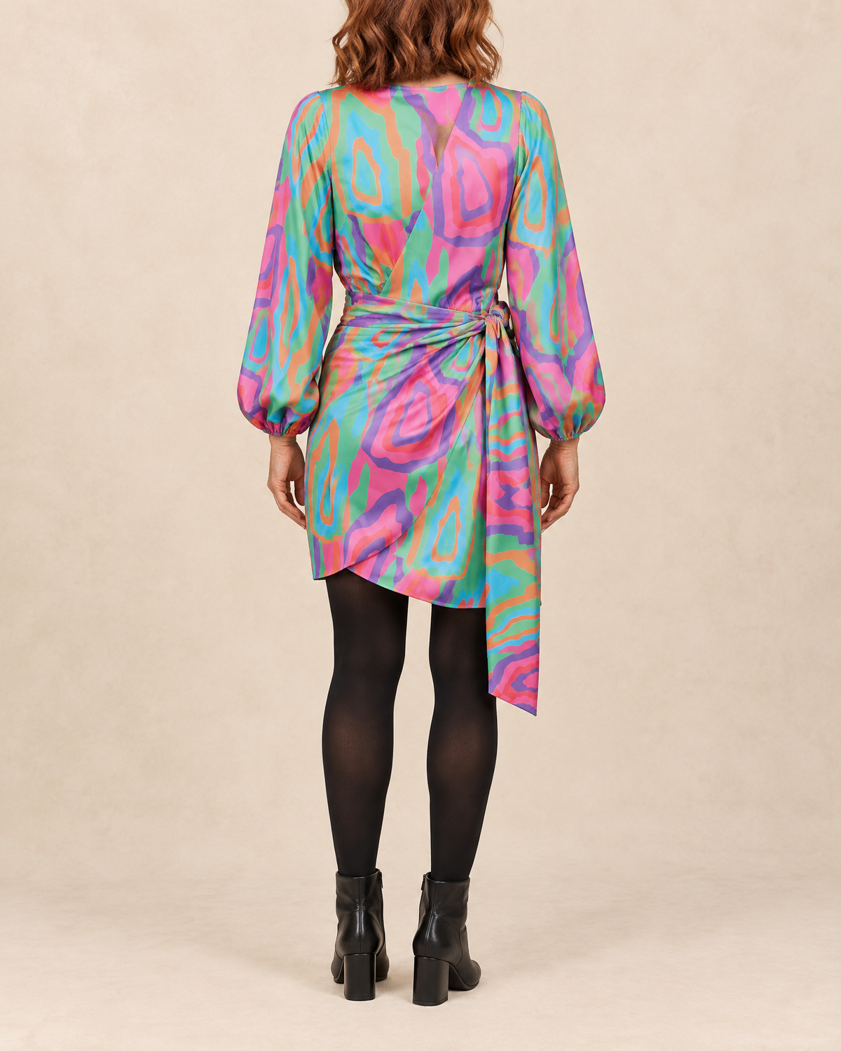 Colombe - Printed Wrap Dress