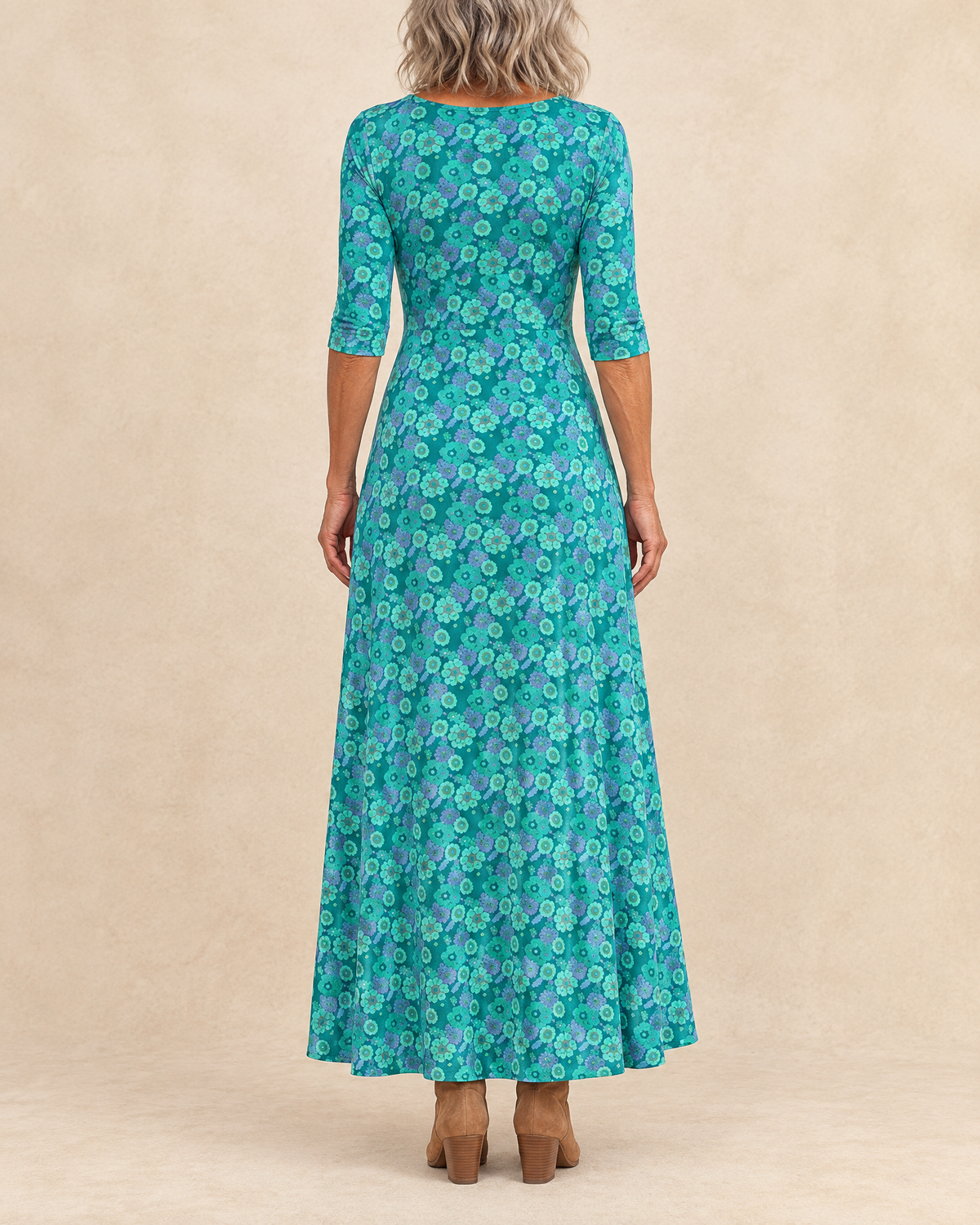 Romane - Floral Print Maxi Dress