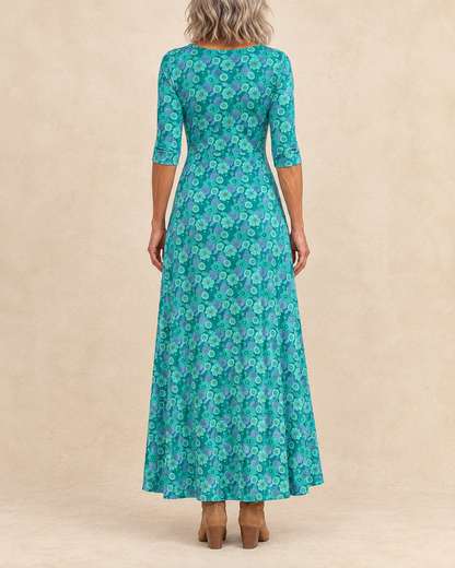 Romane - Floral Print Maxi Dress