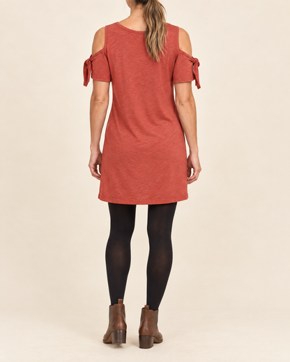 Yvette - Cold Shoulder Tee Dress