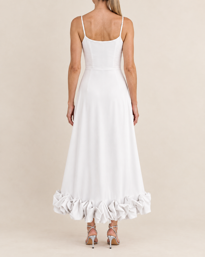 Rosine - Ruffle Hem Cami Maxi Dress