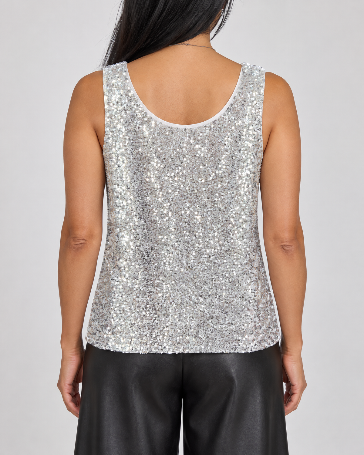 Blanche - Sequin Tank Top