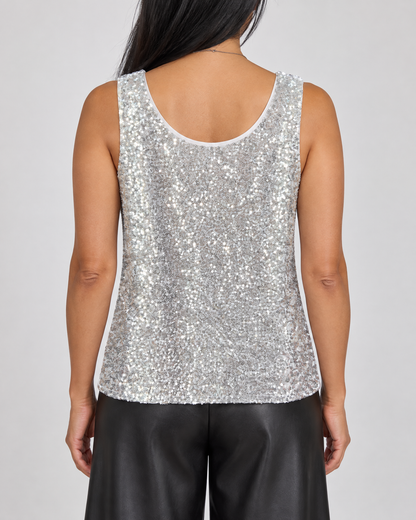 Blanche - Sequin Tank Top