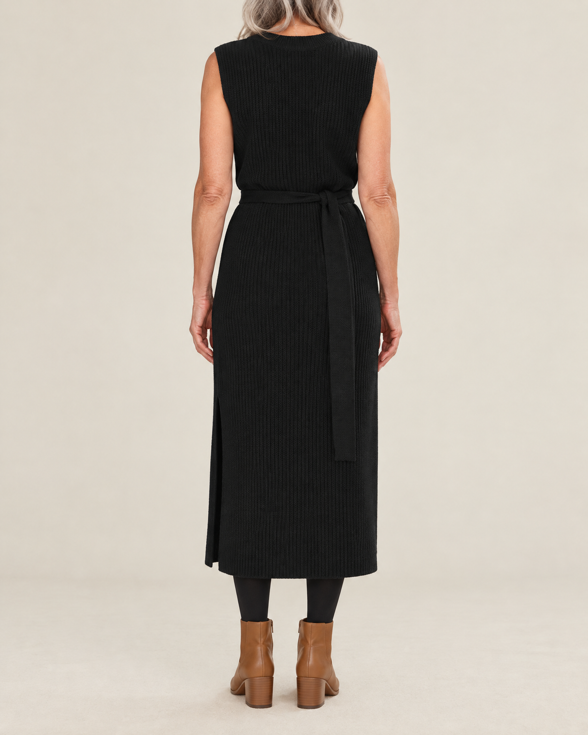 Lucile - Sleeveless Knit Midi Dress