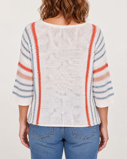 Emmeline - Striped Knit Pullover