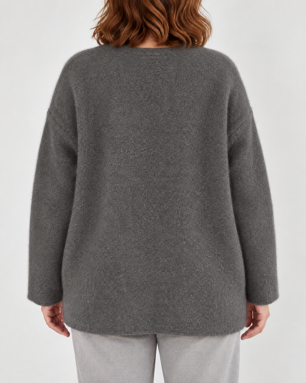 Hortense - Wool-Look Button Jacket