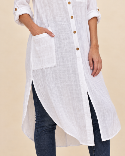 Madeleine - Cotton Shirt Dress