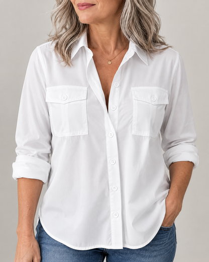 Louise - Pocket Detail Shirt