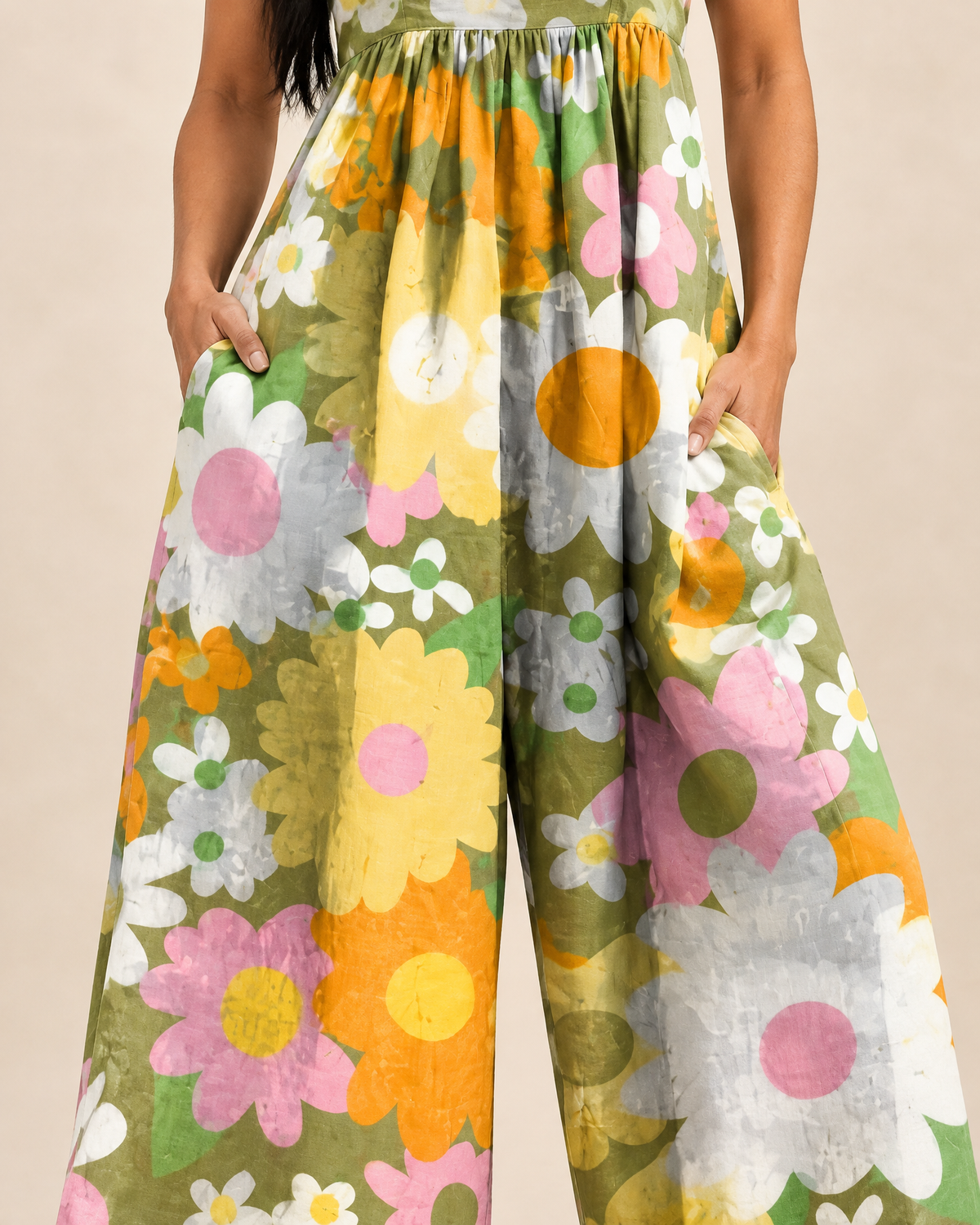 Clemence - Floral Wide Leg Jumpsuit