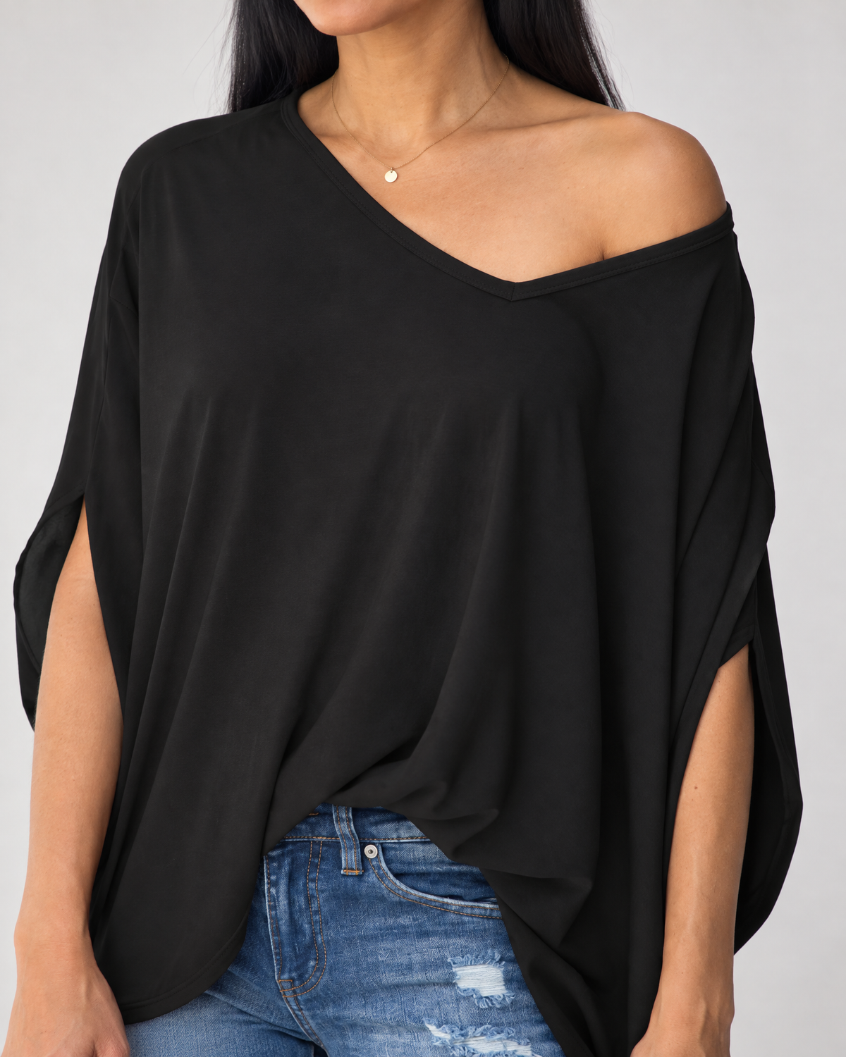 Elise - Batwing Oversized Tee