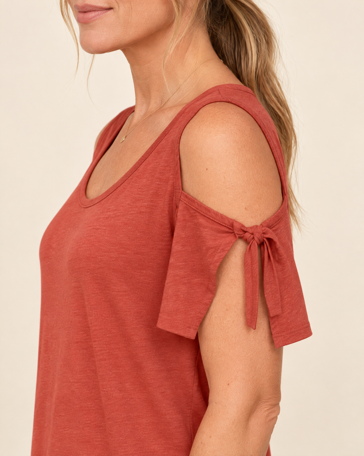 Yvette - Cold Shoulder Tee Dress