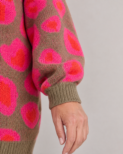 Paulette - Leopard V-Neck Sweater