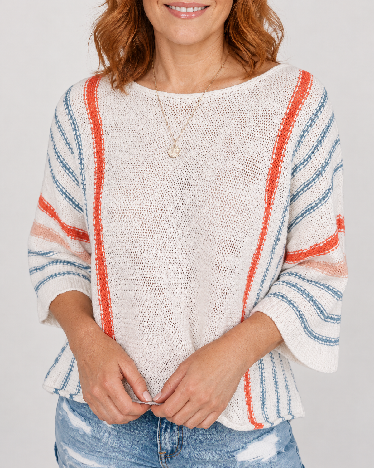 Emmeline - Striped Knit Pullover