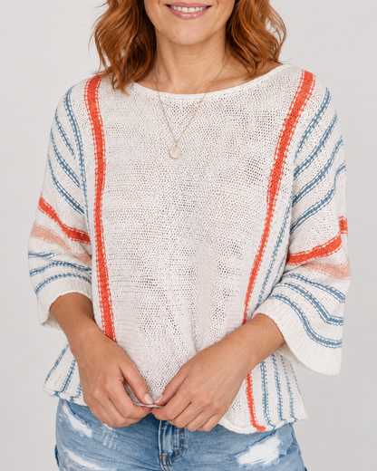 Emmeline - Striped Knit Pullover