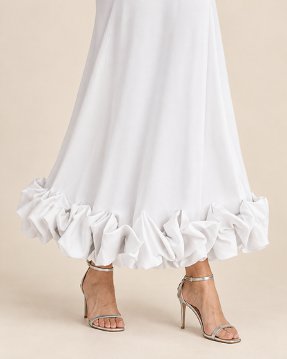 Rosine - Ruffle Hem Cami Maxi Dress