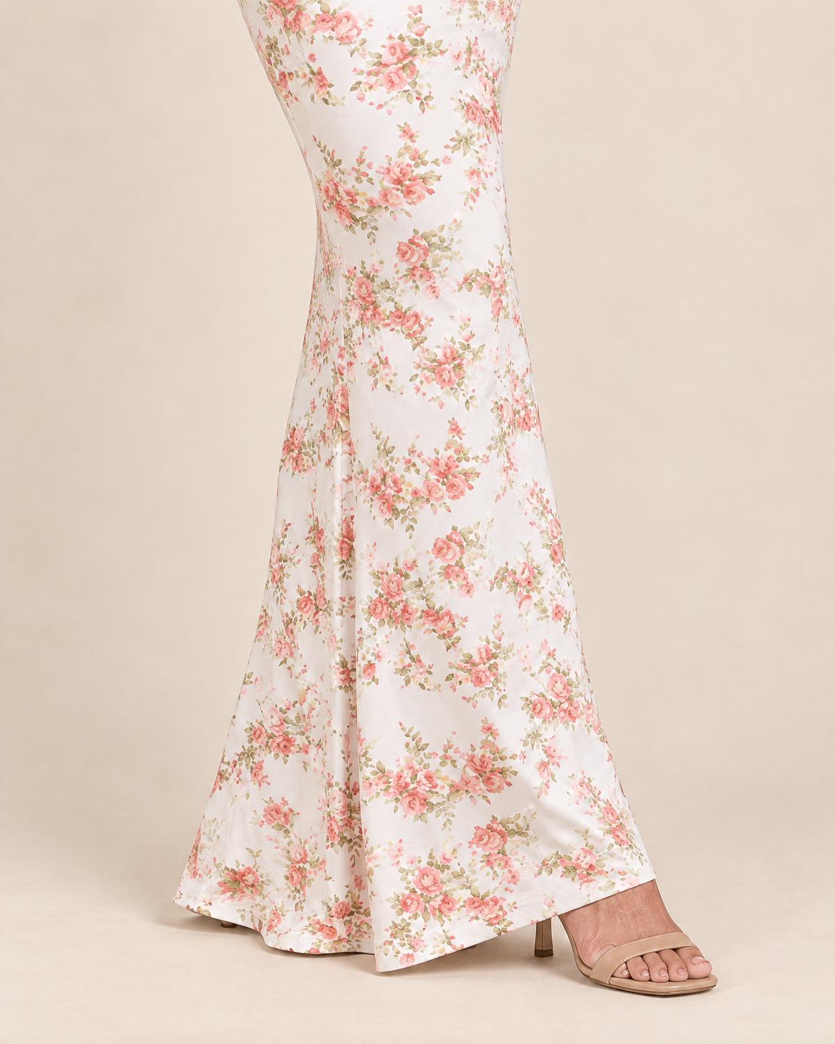 Adele - Floral Cami Fishtail Maxi Dress