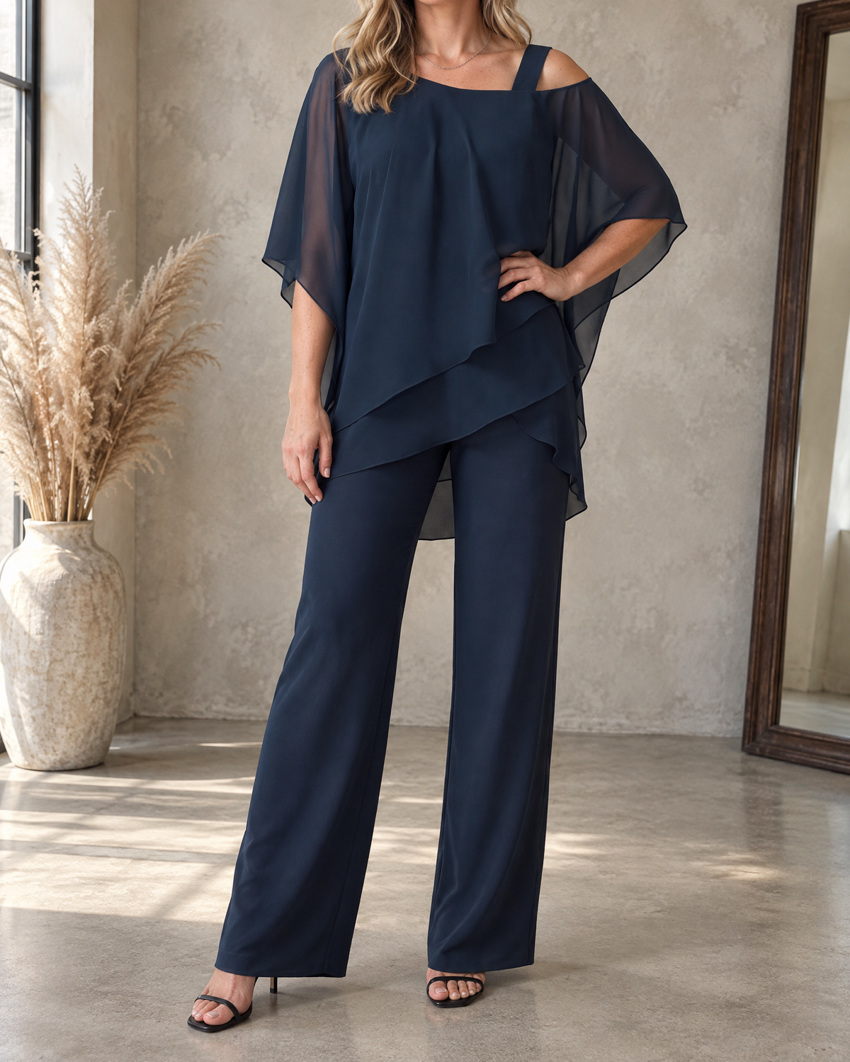 Isaure - Batwing Asymmetric Set
