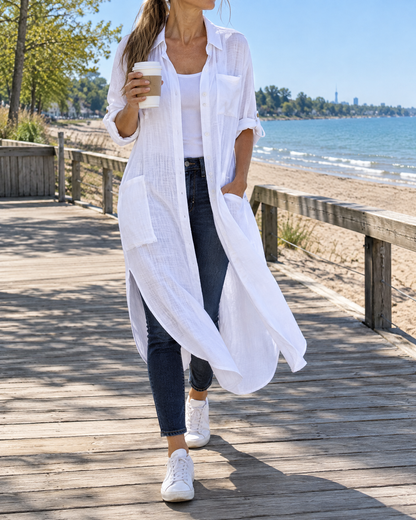 Madeleine - Cotton Shirt Dress